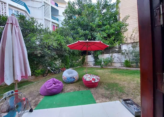 شقه سوبر لوكس دور ارضى بجنينه بالمعموره الشاطى Lovely Appartment At Mamora Beach مع كارنيهات شاطى